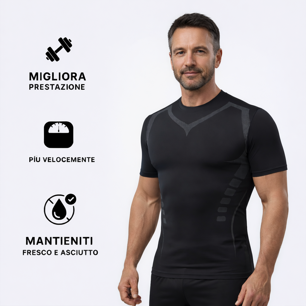 Valkan™ Maglietta Compressione - Manica corta